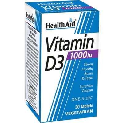 Health Aid Vitamin D3 1000IU 30Tabs